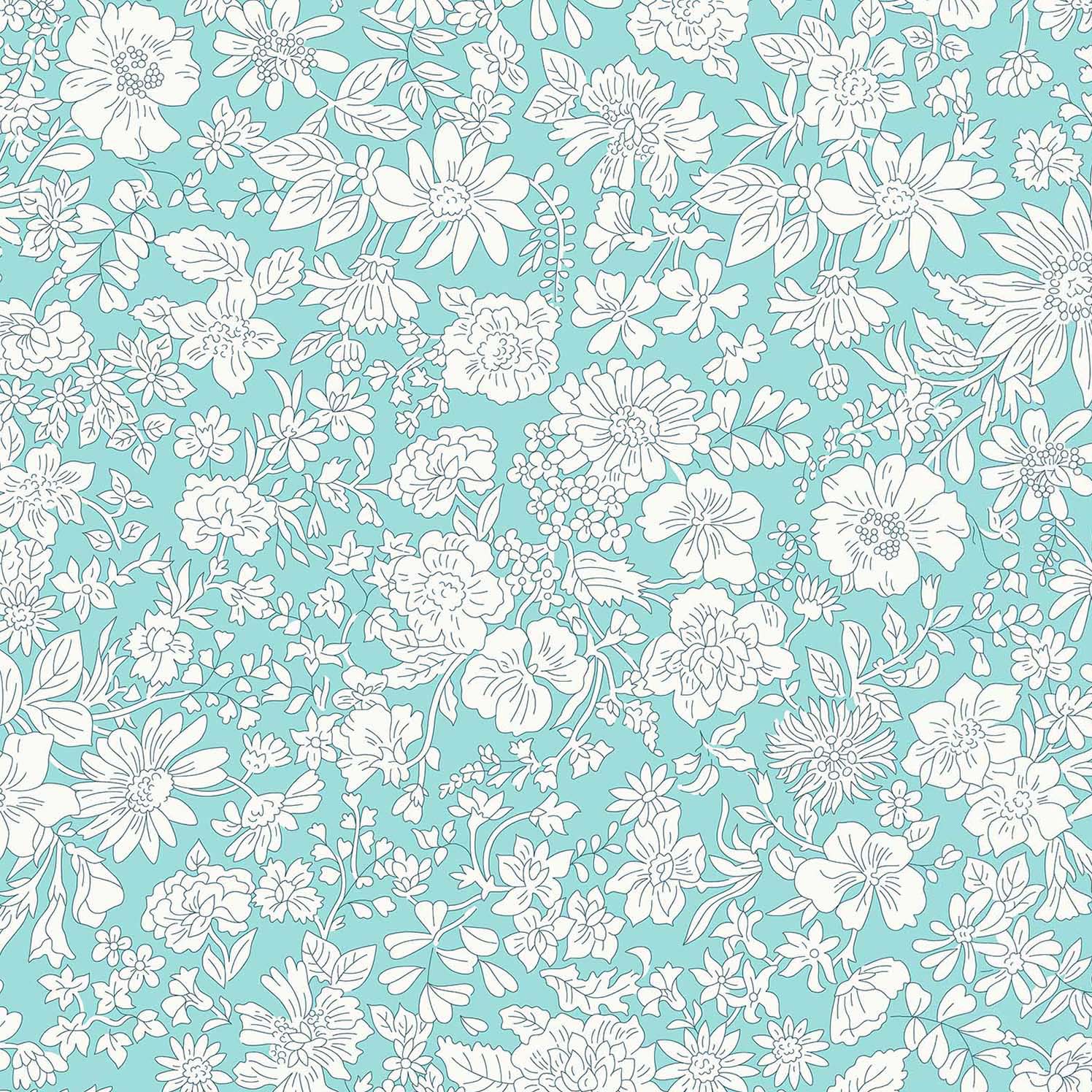 Liberty Wide Back - Emily Blossom Mermaid - 0.5m