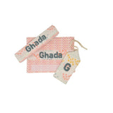 Travel Tag Set - Pastel Flowers