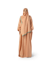 Prayer Dress - Turquoise Trellis