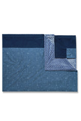 Lap Size Blanket - Blue Decostitch