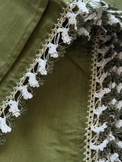 Praying Sheila - Greens & Whites