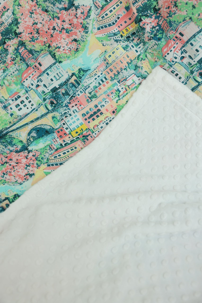 Lap Size Blanket - Vacation In Capri