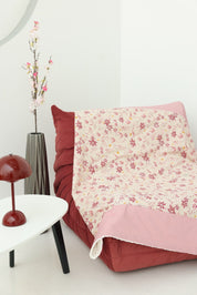 Lap Size Blanket - Rosé Garden