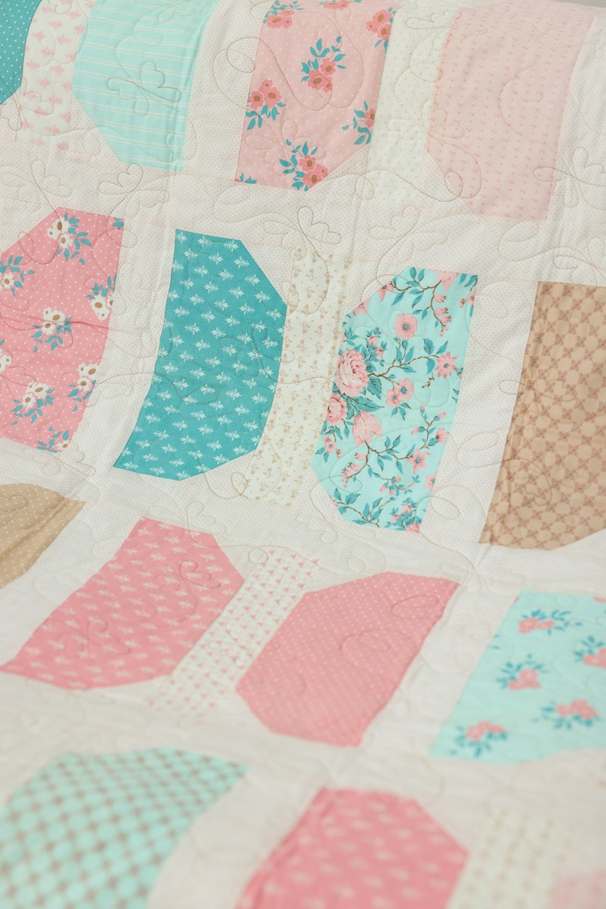 Crib Size - Cottage Windows Quilt