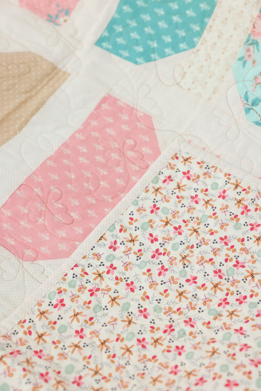 Crib Size - Cottage Windows Quilt