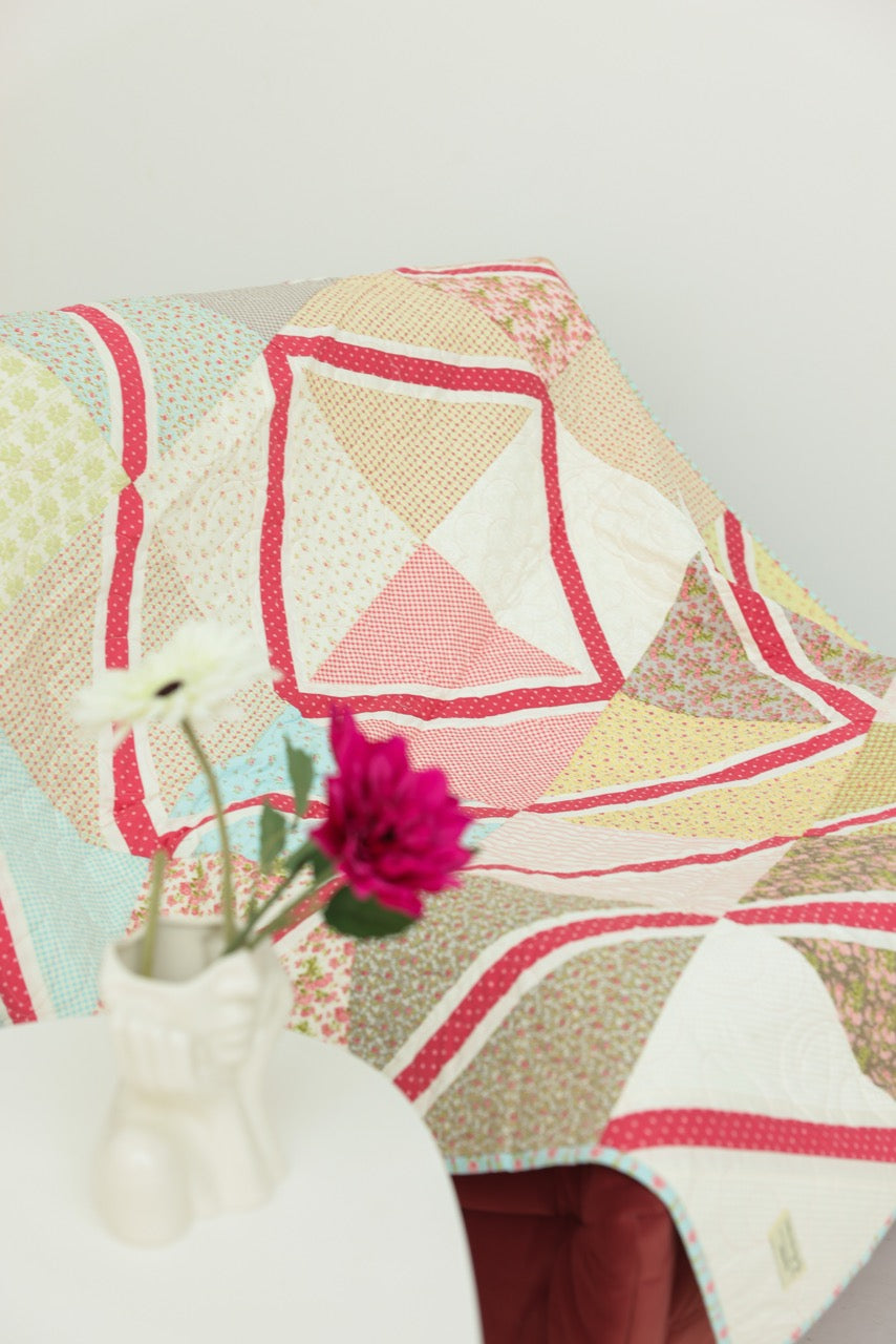 Lap Size - Garden Carnival Quilt