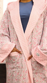Winter Bisht - Pink Floral
