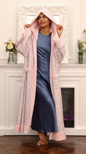 Winter Bisht - Pink Flowers