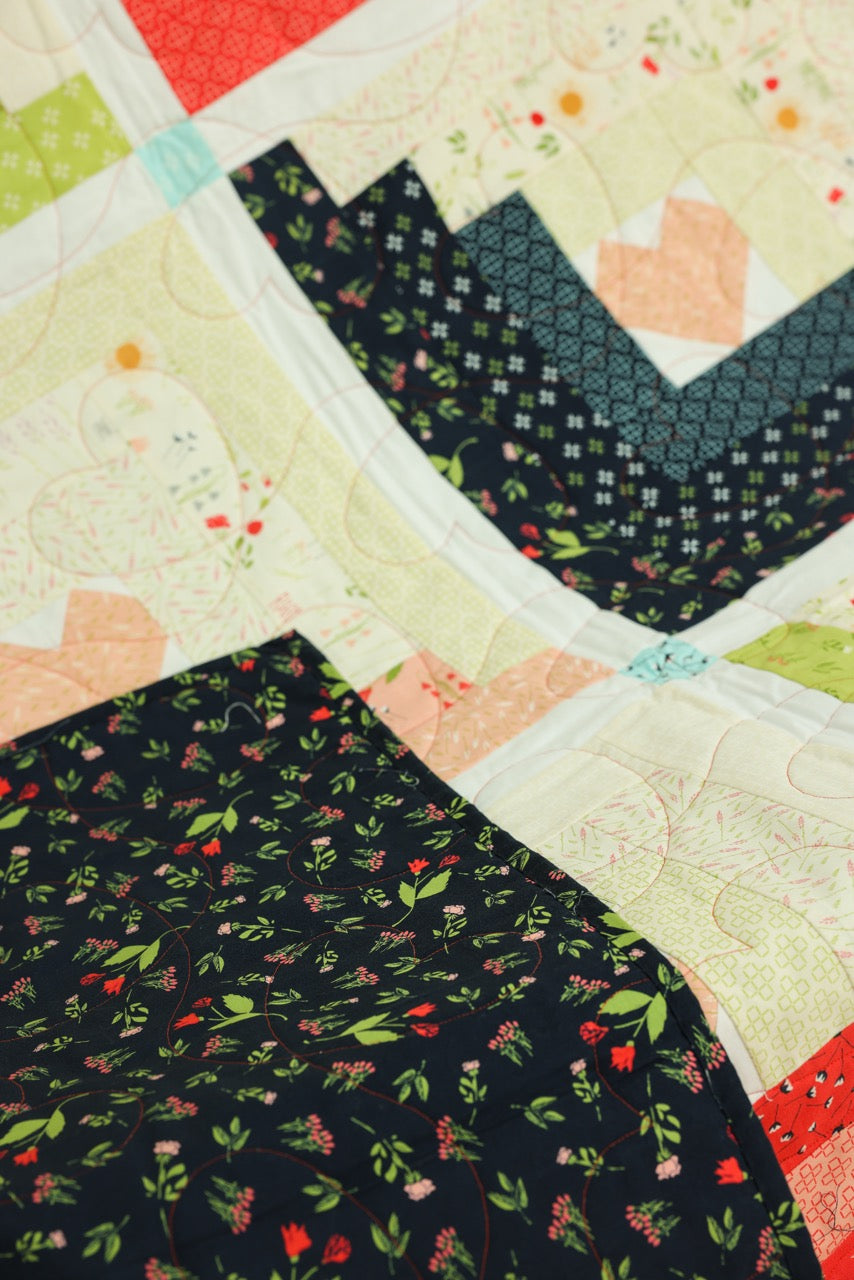Lap Size - Citrus Garden Quilt