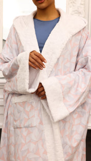 Winter Bisht - Pastel Geometric