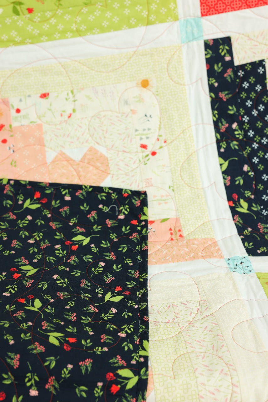 Lap Size - Citrus Garden Quilt