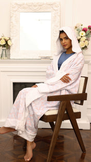 Winter Bisht - Pastel Geometric