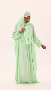Prayer Dress - Minty Green
