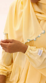 Praying Dress - Butter Yellows & Light Greens
