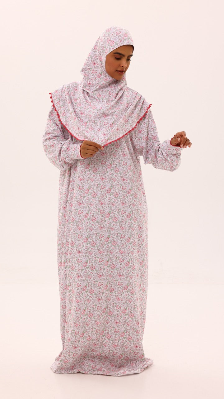 Praying Dress - Pink Floral