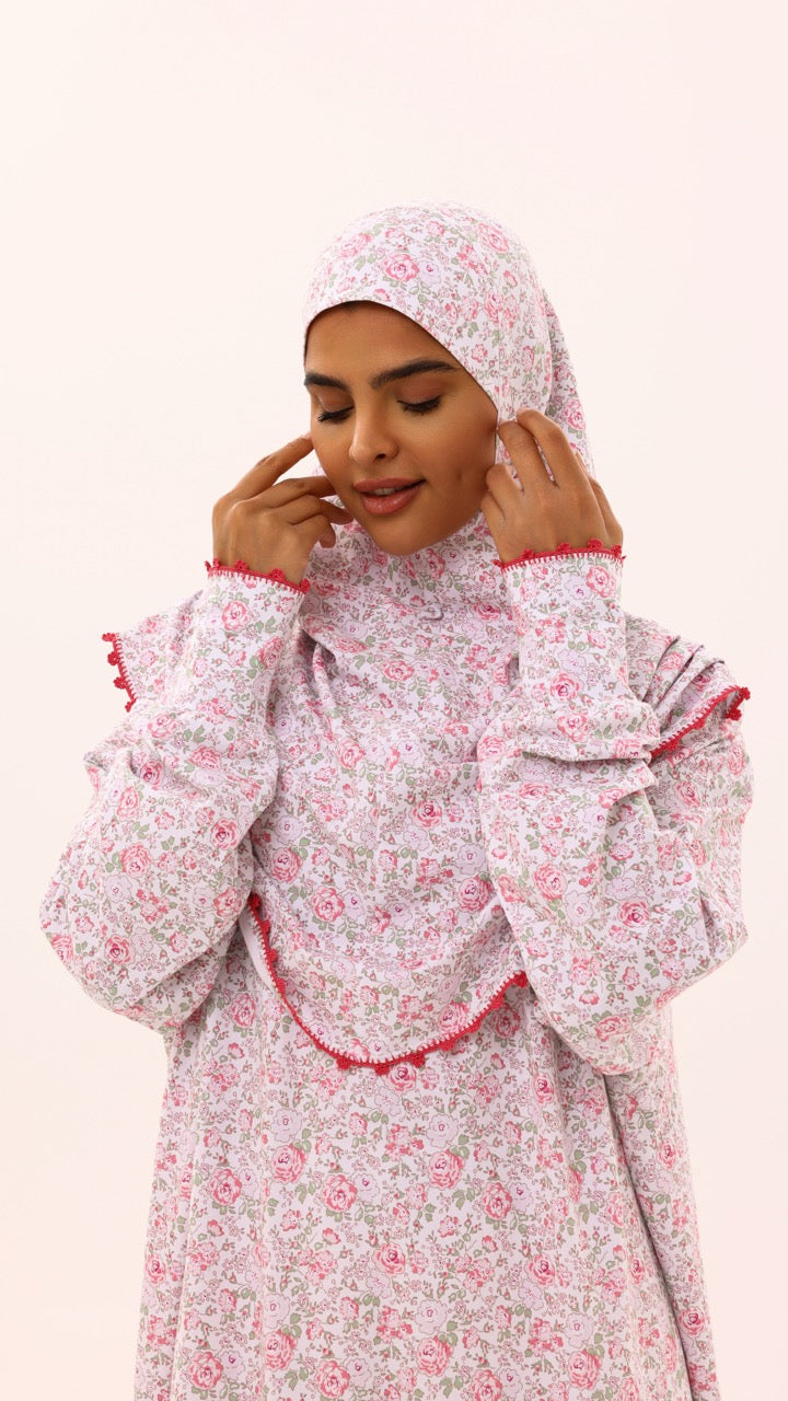 Praying Dress - Pink Floral