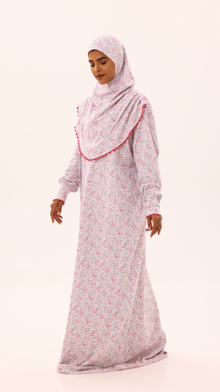 Praying Dress - Pink Floral