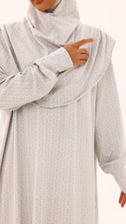 Praying Dress - Little Floral Blues