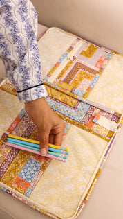 Multi-Pocket Organizer Liberty - Yellow Florals