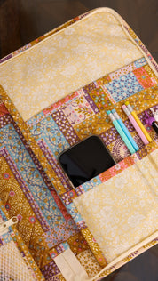 Multi-Pocket Organizer Liberty - Yellow Florals