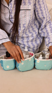 Organizing Basket Set - Blue Sunflower