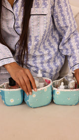 Organizing Basket Set - Blue Sunflower