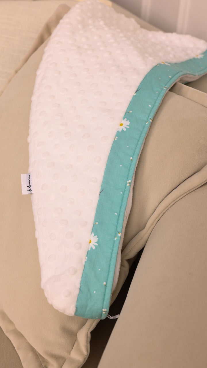 Hair Towel - Blue Sunflower