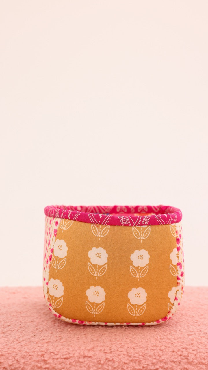 Organizing Basket Set - Orange Flowers