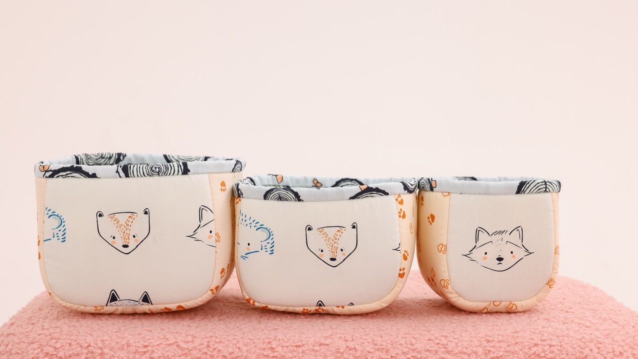 Organizing Basket Set - Foxes