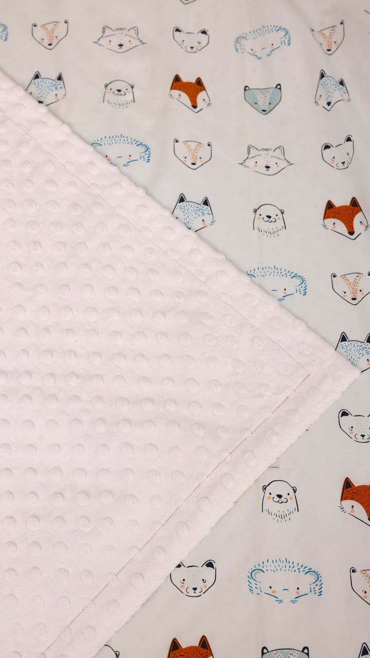 Blanket with Pillowcase - Foxes