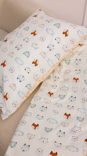 Blanket with Pillowcase - Foxes