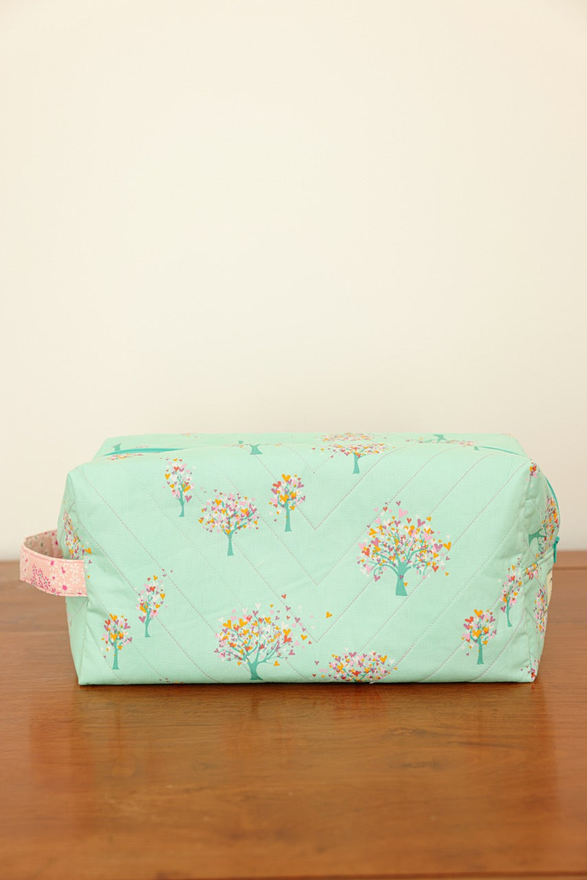 Quilted Airwrap Pouch - Flower Trees