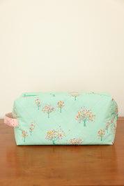 Quilted Airwrap Pouch - Flower Trees