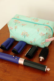 Quilted Airwrap Pouch - Flower Trees