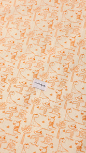 Blanket with Toy - White Dino