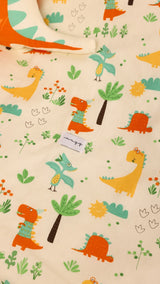 Blanket with Toy - Butter Yellow Dino