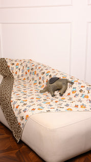 Blanket with Toy - Grey Elephant