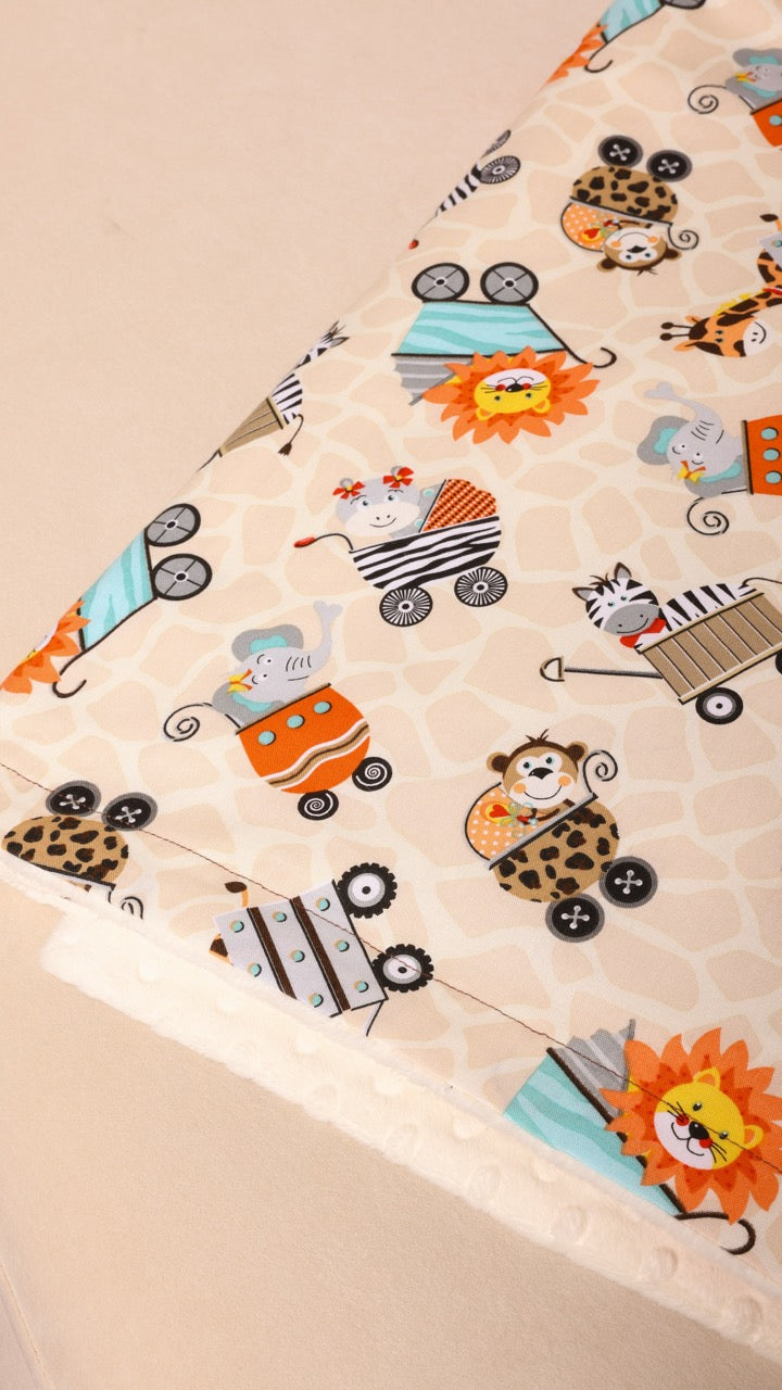 Blanket with Toy - Grey Elephant