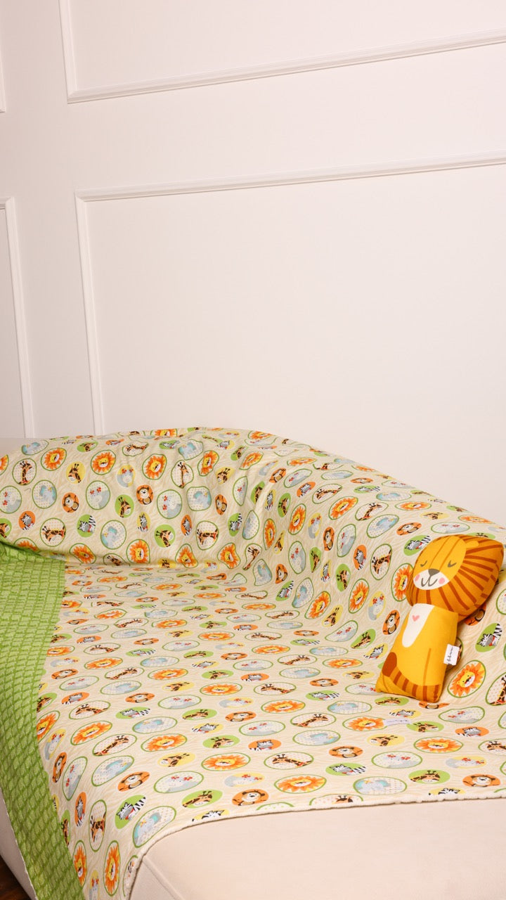 Blanket with Toy - Orange Tiger
