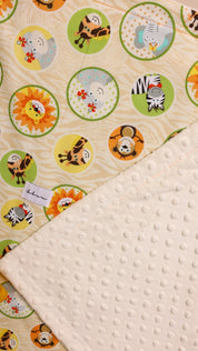 Blanket with Toy - Orange Tiger