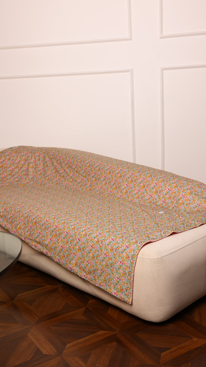 Lap Size Blanket - Liberty Poppy Forest