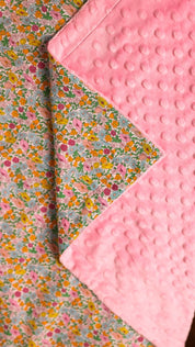 Lap Size Blanket - Liberty Poppy Forest