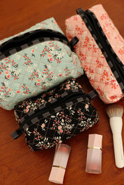 Quilted Pouch Set - Mini Meadow