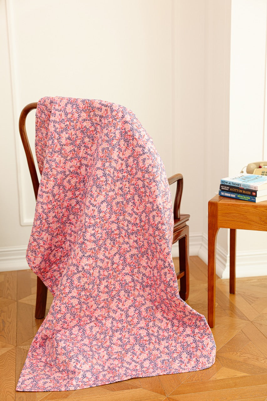 Lap Size - Triangles in Purples Quilt