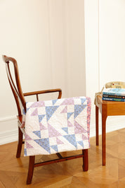 Lap Size - Triangles in Purples Quilt