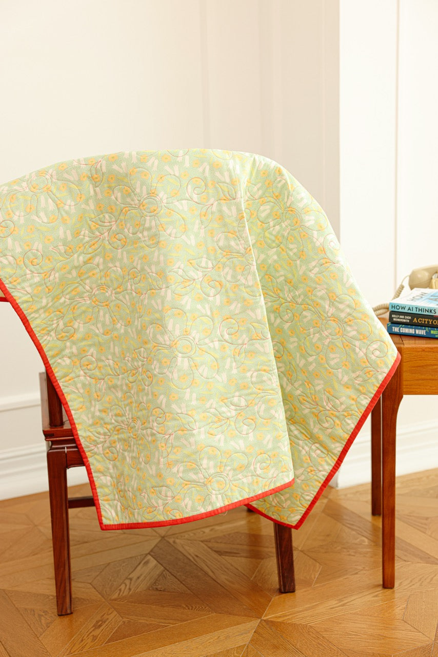 Crib Size - Diamond In Beige Quilt