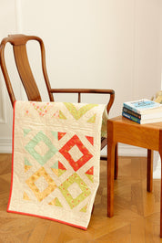 Crib Size - Diamond In Beige Quilt