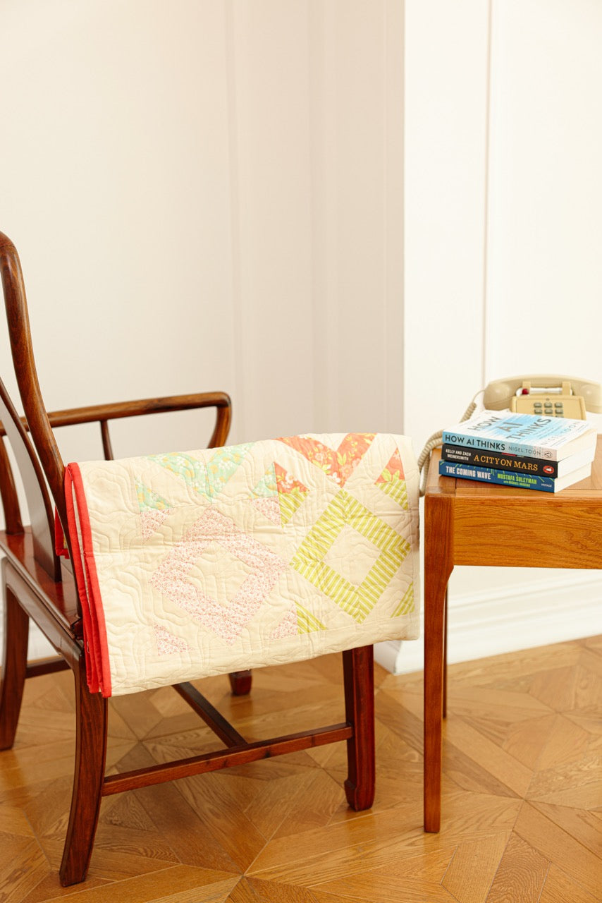 Crib Size - Diamond In Beige Quilt