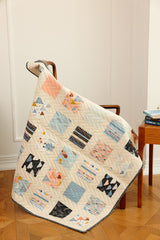 Crib Size - Forest Blue Quilt