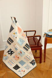 Crib Size - Forest Blue Quilt